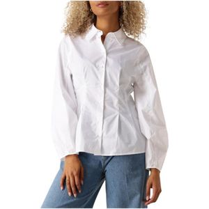 Selected Femme, Dames, Blouses & Shirts, Wit, Maat: L