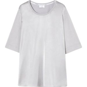Marina Rinaldi, Dames, Tops, Grijs, Maat: M Satijn,