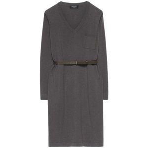 Fabiana Filippi, Dames, Jurken, Grijs, Maat: M