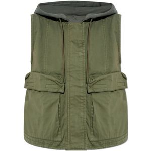 Diesel, Dames, Jassen, Groen, Maat: 2XS Katoen,