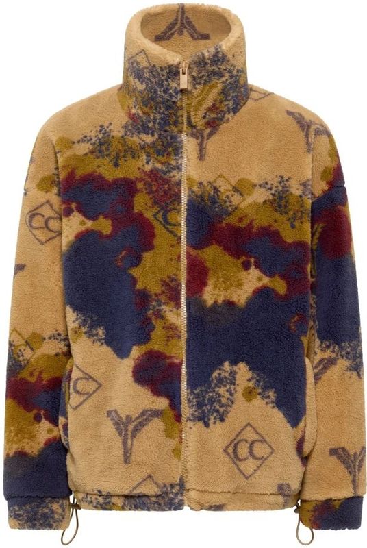 Carlo Colucci - Teddy Jack - Winterjas - Beige - Casual Pasvorm