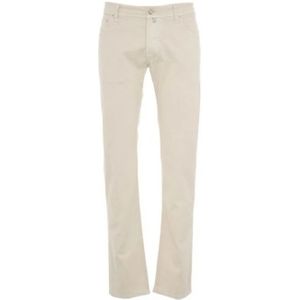 Jacob Cohën, Heren, Broeken, Wit, Maat: W32 Katoen,