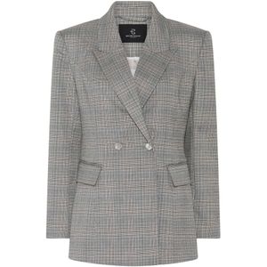 Bruuns Bazaar, Dames, Jassen, Grijs, Maat: XS Satijn,