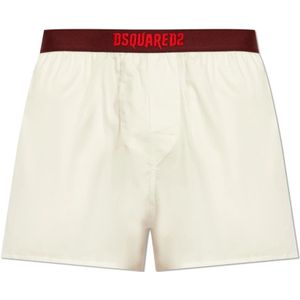 Dsquared2, Heren, Nachtkleding & Lounge, Wit, Maat: M Katoen,