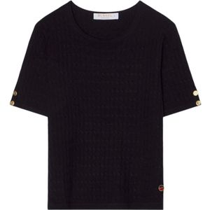 Busnel, Dames, Truien, Blauw, Maat: XS Wol,