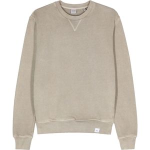 Aspesi, Heren, Sweatshirts & Hoodies, Beige, Maat: S Katoen,