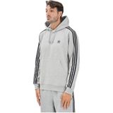 Adidas Originals - Adicolor Classics 3-Stripes - Rits Hoodie - Grijs - Heren