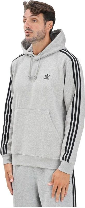 Adidas Originals - Adicolor Classics 3-Stripes - Rits Hoodie - Grijs - Heren