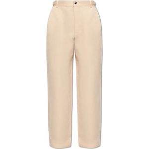 Jacquemus, Heren, Broeken, Beige, Maat: M Katoen,