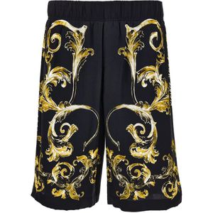 Versace Jeans Couture, Heren, Korte broeken, Zwart, Maat: XS