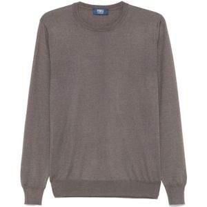 Fedeli, Heren, Truien, Bruin, Maat: XL Zijde,