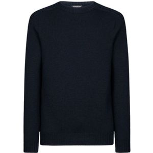 Dondup, Heren, Truien, Blauw, Maat: XL Wol,