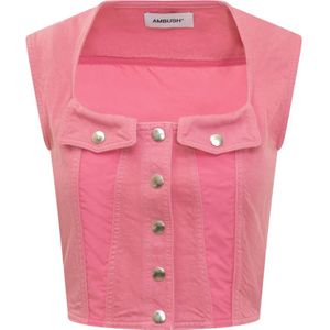 Ambush, Dames, Jassen, Roze, Maat: L Denim,