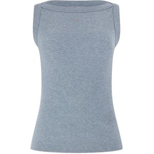 Guess, Dames, Tops, Blauw, Maat: S Zijde,