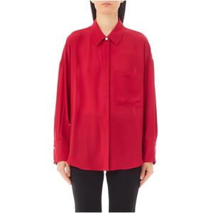 Liu Jo, Dames, Blouses & Shirts, Rood, Maat: XS