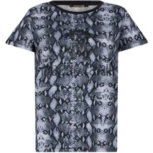 Roberto Cavalli, Dames, Tops, Zwart, Maat: L Katoen,