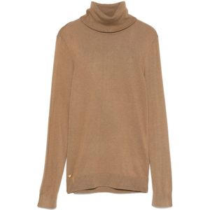 Ralph Lauren - Zoe Longsleeve Trui - Bruin - Dames - Katoen