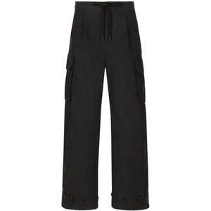 Dolce & Gabbana, Heren, Broeken, Blauw, Maat: L Katoen,