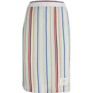Thom Browne, Dames, Rokken, Veelkleurig, Maat: M Viscose,