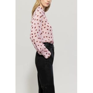 Luisa Cerano, Dames, Blouses & Shirts, Roze, Maat: S Viscose,