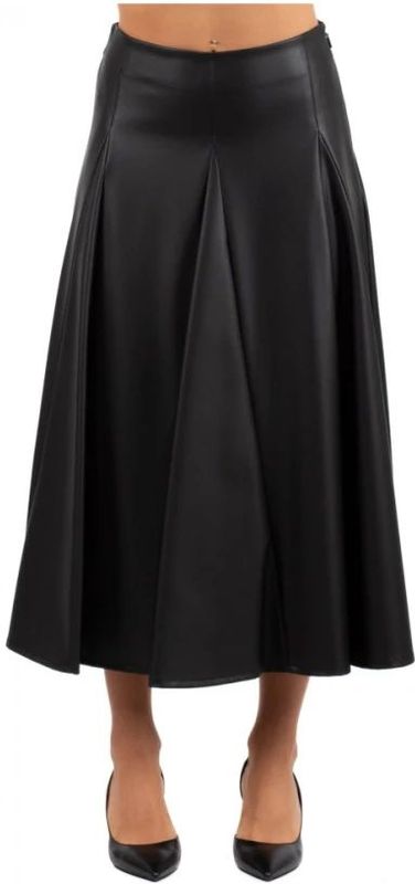 Max Mara - NOCERA - Plooirok - Zwart - 7/8 lengte