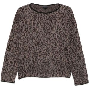 Emporio Armani, Dames, Truien, Veelkleurig, Maat: S Zijde,