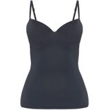 Hanro - Top Allure - Ondergoed - Blauw - Gewatteerde Bra-Camisole