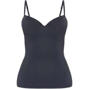 Hanro - Top Allure - Ondergoed - Blauw - Gewatteerde Bra-Camisole