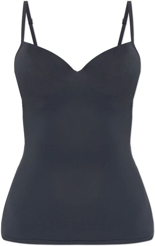 Hanro - Top Allure - Ondergoed - Blauw - Gewatteerde Bra-Camisole