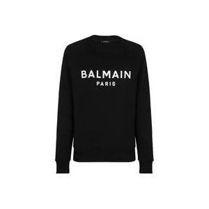 Balmain Paris sweatshirt , Black , Heren , Maat: XL