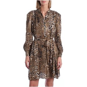 Zadig & Voltaire - WJCP0426F - Korte Jurk - Dierenprint - Lange Mouwen
