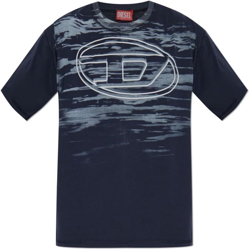 Diesel - T-Boxt-T5 - T-shirt - Blauw - Heren - Katoen