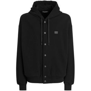Dolce & Gabbana, Heren, Jassen, Zwart, Maat: M