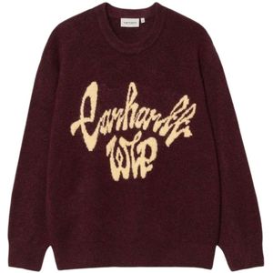Carhartt Wip - Chedda Sweater - Rood - Middeldikke Trui