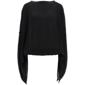 Di.la3 Pari', Dames, Blouses & Shirts, Zwart, Maat: S Zijde,