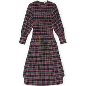 Ganni, Dames, Jurken, Veelkleurig, Maat: XS Katoen,