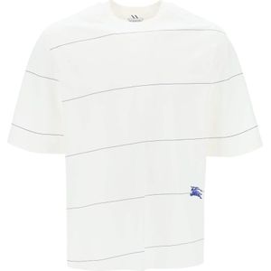 Burberry, Heren, Tops, Wit, Maat: 2XS Katoen,