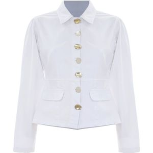 Kocca, Dames, Jassen, Wit, Maat: L Denim,