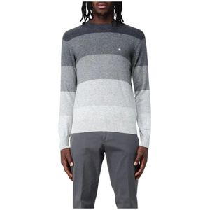 Manuel Ritz, Heren, Truien, Grijs, Maat: L Wol,