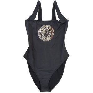 Versace, Dames, Badkleding, Zwart, Maat: L
