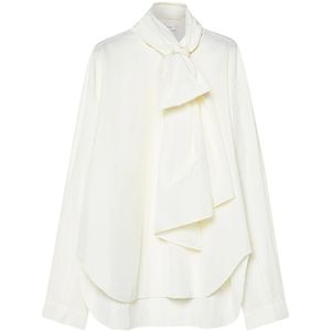 Forte Forte, Dames, Blouses & Shirts, Wit, Maat: XS Taf,