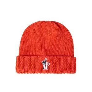 Moncler Beanies , Red , Dames , Maat: ONE Size