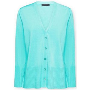 Elena Mirò, Dames, Truien, Groen, Maat: M Viscose,