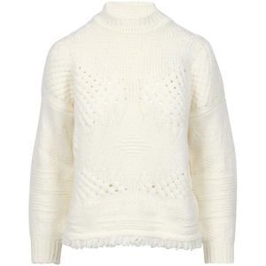 Roy Roger's, Dames, Truien, Wit, Maat: M Wol,