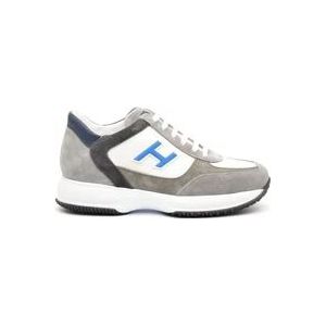 Hogan Grijze Sneakers voor Mannen , Multicolor , Heren , Maat: 42 1/2 EU