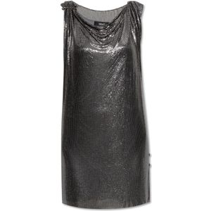 Versace, Dames, Jurken, Grijs, Maat: XS Zijde,