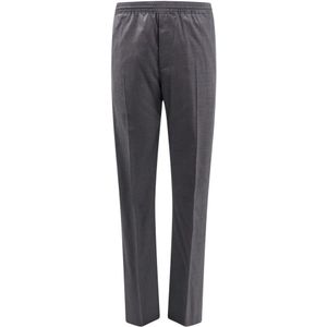 Givenchy, Heren, Broeken, Grijs, Maat: L Polyamide,