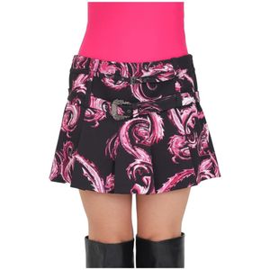 Versace Jeans Couture, Dames, Rokken, Veelkleurig, Maat: M Poliester,
