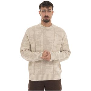 Hugo, Heren, Truien, Beige, Maat: L Katoen,