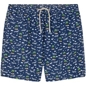 MC2 Saint Barth, Heren, Badkleding, Blauw, Maat: XL Poliester,